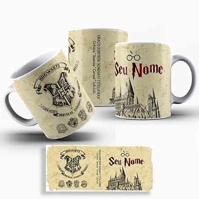 Caneca Personalizada Harry Potter - Hogwarts