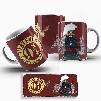 Caneca Harry Potter - Plataforma 9 3/4