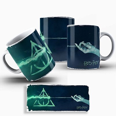 Caneca Harry Potter - Relíquias Da Morte