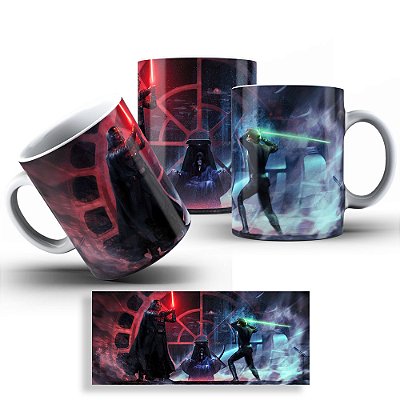 Caneca Coleção Star Wars - Luke Skywalker Versus Darth Vader