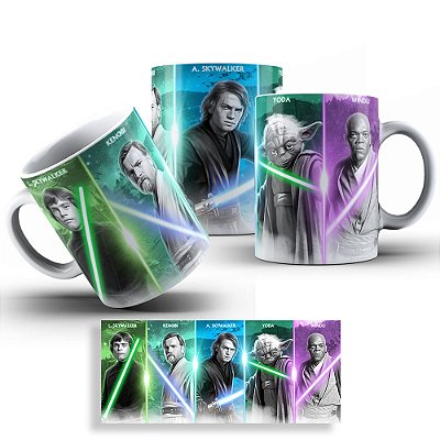 Caneca Coleção Star Wars - Jedis